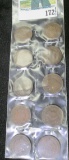 (10) All different date Indian Head Cents.