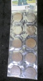 (10) All different 1880-90s dates Indian Head Cents.