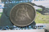 1853 Arrows at Date U.S. Seated Liberty Half Dime.