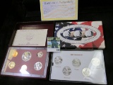 2005 Platinum Edition State Quarter Set; & 1990 Denver Mint Bank Set. Brilliant Uncirculated.