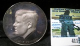 Mexico or Spanish Sterling Silver Medal Commemorating 1917-1963 John F. Kennedy. Tested positive for