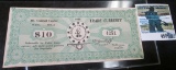 Branch Davidian $10 Bank Note 