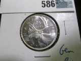 1949 Gem BU Canada Quarter.