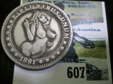 1881 Fantasy Dollar, Busty Lady.