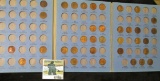 1910-40 S Partial Set of Lincoln Cents in a blue Whitman folder.