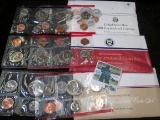 1986, 1987, & 1988 P & D U.S. Mint Sets in original envelopes.