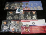 1987, 1988 (no envelope), & 1991 U.S. Mint Sets.