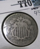 1869 U.S. Shield Nickel, Very Good.