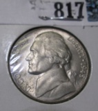 1945 S Silver Jefferson Nickel, Gem BU.