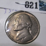 1947 P Gem BU Jefferson Nickel. Three steps.