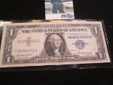 Series 1957 One Dollar U.S. Silver Certificate.