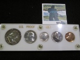 1961 P U.S. Silver Proof Set in a special white 