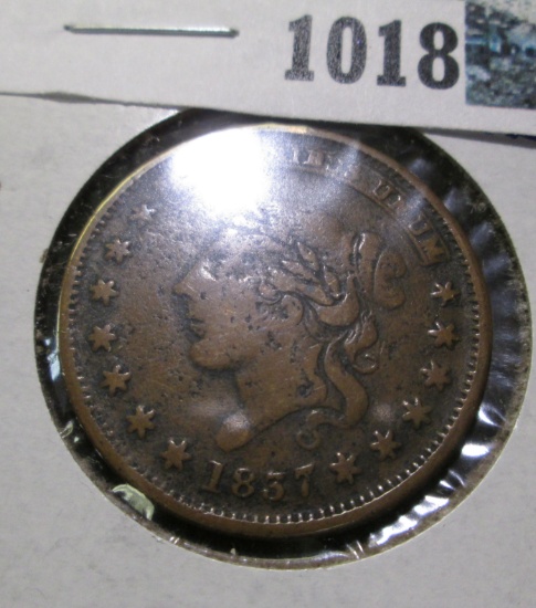 1837 Hard Times Token "Millions For Defense.  Not One Cent For Tribute"