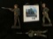 Group of 3 WWI German Lineol Elastolin Toy Soldiers, circa 1920's, includes prone soldier w/rifle