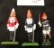 Group of 3 metal toy soldiers - BRITAINS Royal Guards