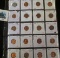 Group of 20 mixed date Lincoln Cents, dates range from 1943 to 1988, includes BU & Proof issues, gro