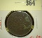1850 Liberty Head Large Cent, VF+, verdigris, value $40+