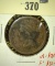 1851 Liberty Head Large Cent, VG/F, verdigris, value $25-$30+