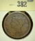 1854 Liberty Head Large Cent, G+, value $20+