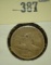 1857 Flying Eagle Cent, G, value $25+