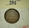 1857 Flying Eagle Cent, F details, scratches, value $50+