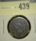 1864CN (Copper-Nickel) Indian Head Cent, better date, G dark, value $20+
