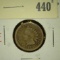 1864CN (Copper-Nickel) Indian Head Cent, better date, G, value $20+