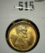 1909 VDB Lincoln Cent, BU MS63+ toned, value $30+