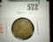 1926-S Lincoln Wheat Cent Semi-Key Date, VG, value $10+