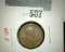 1926-S Lincoln Wheat Cent Semi-Key Date, F+, value $13+