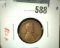 1926-S Lincoln Wheat Cent Semi-Key Date, VF cleaned, value $13+