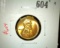 1939 Lincoln Wheat Cent, BU, value $10+