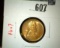 1939-D Lincoln Wheat Cent, BU, value $10+