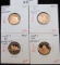 Group of 4 2009-S PROOF Commerative Lincoln Cents, all 4 reverses present, group value $16+