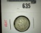 1865 3 Cent Nickel, VG, value $20+