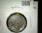 1913 Type 2 LINE Buffalo Nickel, XF dark, value $25+