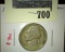 1939-D Jefferson Nickel, key date, circulated (XF), value $10+