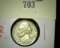 1943-D WWII SILVER War Nickel, BU, value $12+