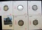 Group of 5 Barber Dimes, 1900, 1901, 1904, 1907 & 1907-O, all G, group value $20+