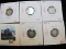 Group of 5 Barber Dimes, 1912, 1912-D, 1913, 1914, 1914-D, all G, group value $20+