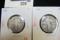 Pair of 2 Standing Liberty Quarters, 1927 G, 1930 VG, value $15+
