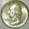 1955-D Washington Quarter, BU SCREAMER, VERY CLEAN FIELDS, from original roll, value $25+