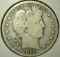 1915-S Barber Half Dollar, VG, value $17+