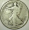 1917 Walking Liberty Half Dollar, G, value $18+