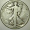 1928-S Walking Liberty Half Dollar, G+, value $13+