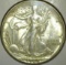 1942 Walking Liberty Half Dollar, AU, value $22+