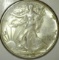 1943 Walking Liberty Half Dollar, AU, value $20+