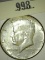 1969-D Kennedy Half Dollar, BU, value $10+