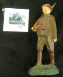 Large Scale WW1 era toy soldier, Elastolin/composite 