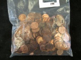 Bulk group of 270 BU (Brilliant Uncirculated) mixed dates 1940's (1940-1949 PDS) Lincoln wheat penni